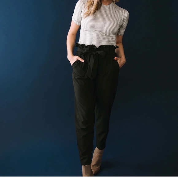 Albion Paperbag Waist Pant - Picture 3 of 7